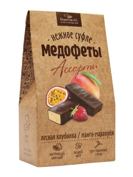  Берестов Медофеты Манго маракуйя и клубникой,150г    в Буйнакске