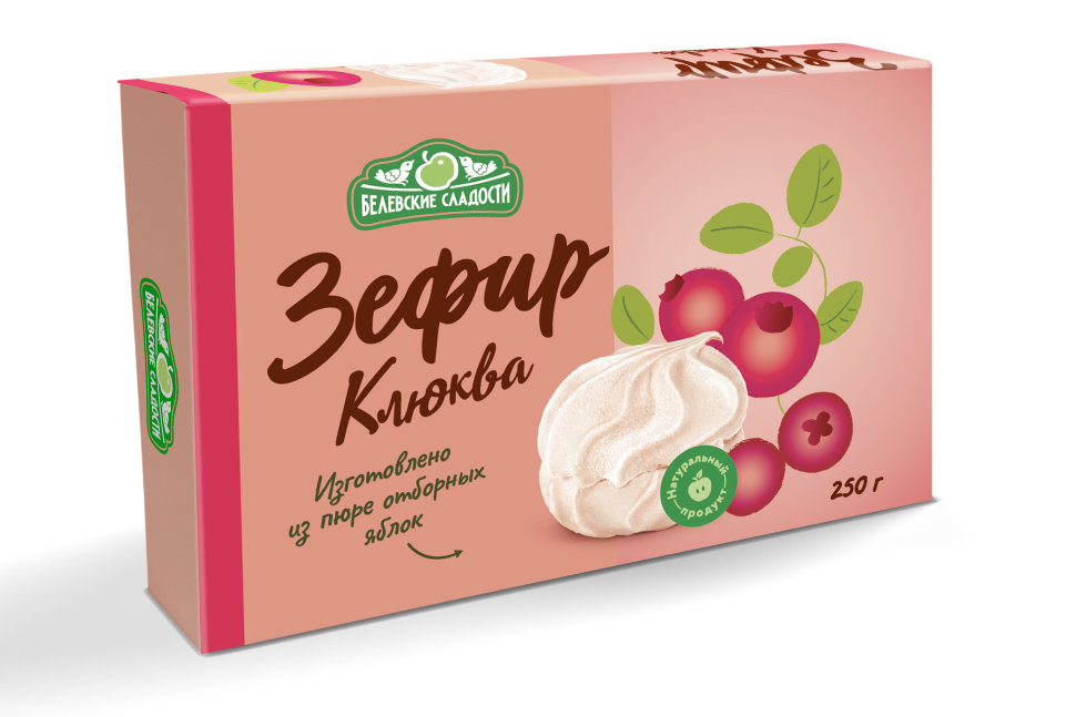  Зефир белевский "Клюква" 250г в Буйнакске