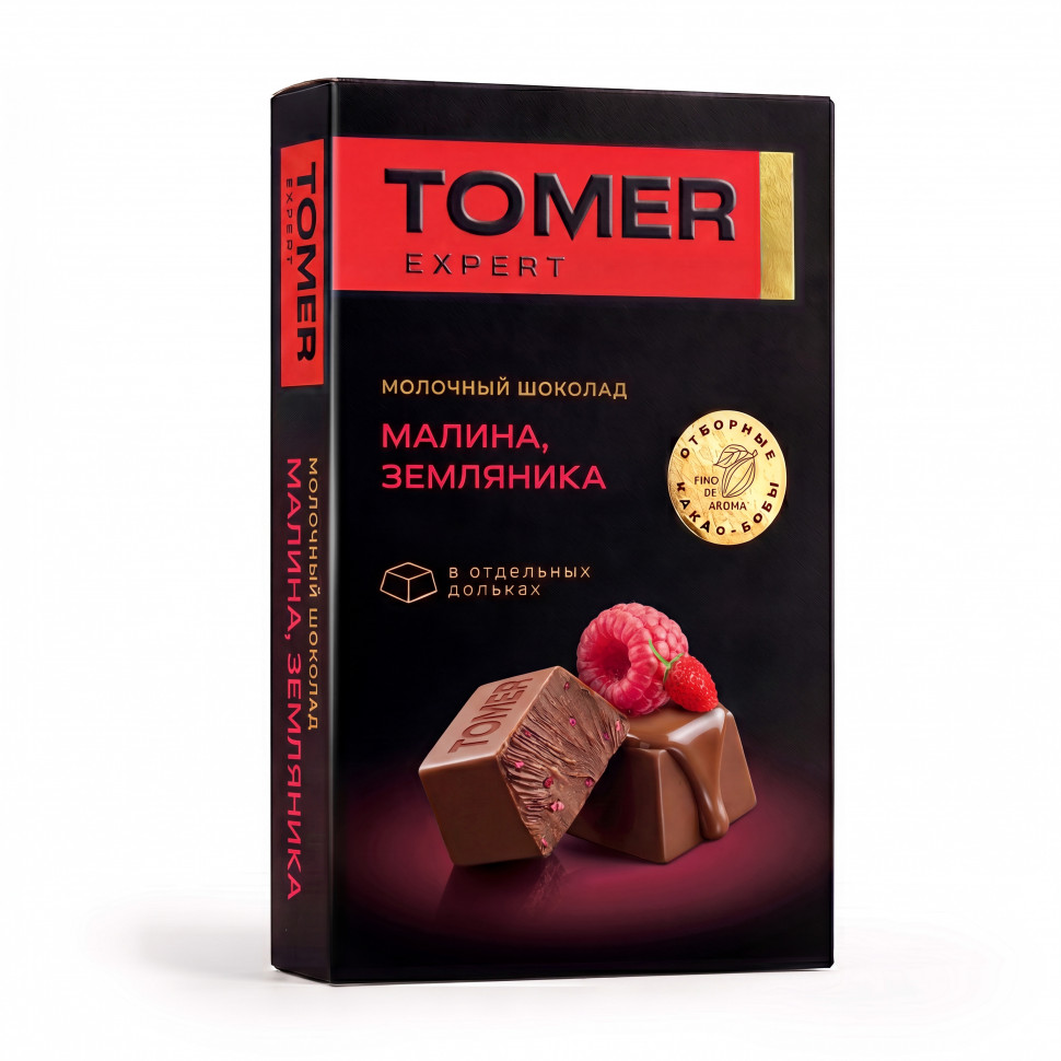  Фабрика Томер   Молочный шоколад Малина-Земляника, 90г  в Буйнакске