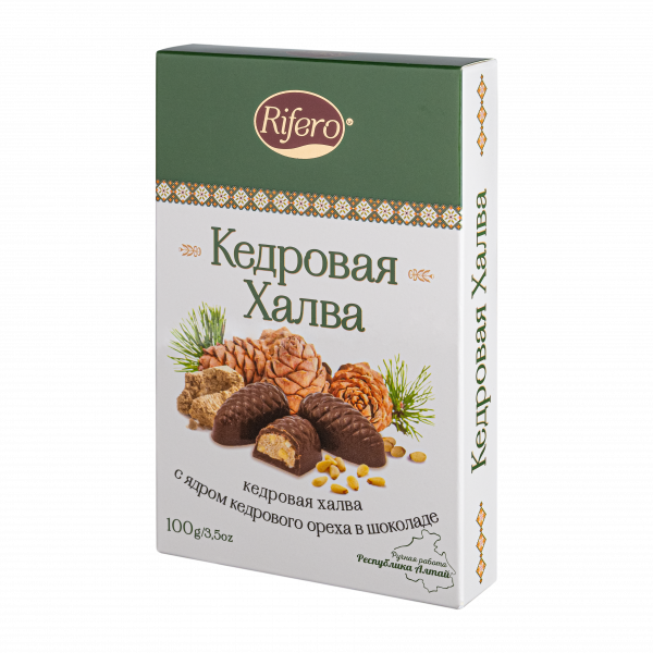 №1 Риф и ко Конфеты "Кедровая халва" 100г   в Буйнакске
