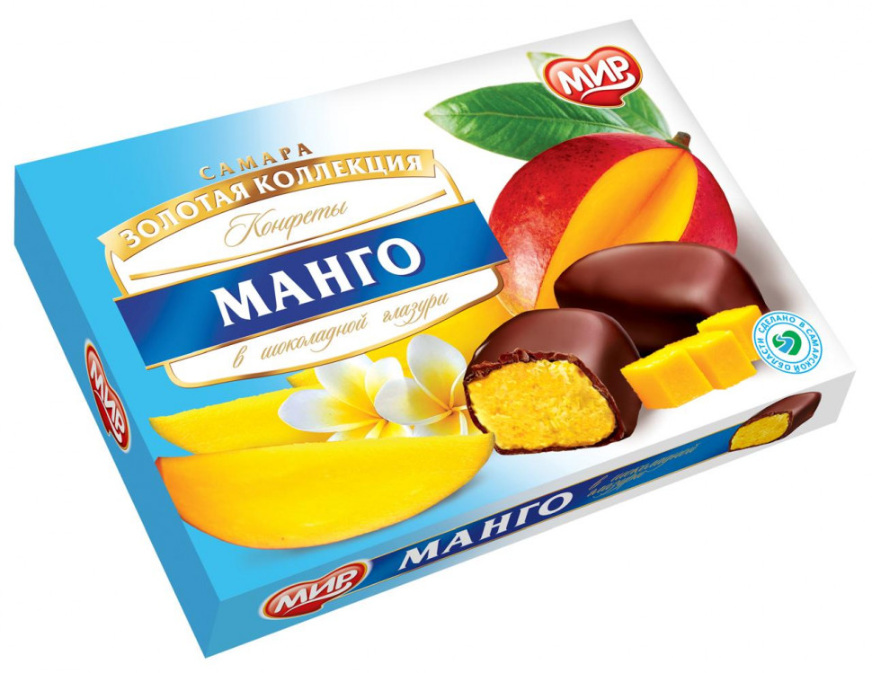  КФ МИР Манго-Кокос в шоколадной глазури 160г  в Буйнакске