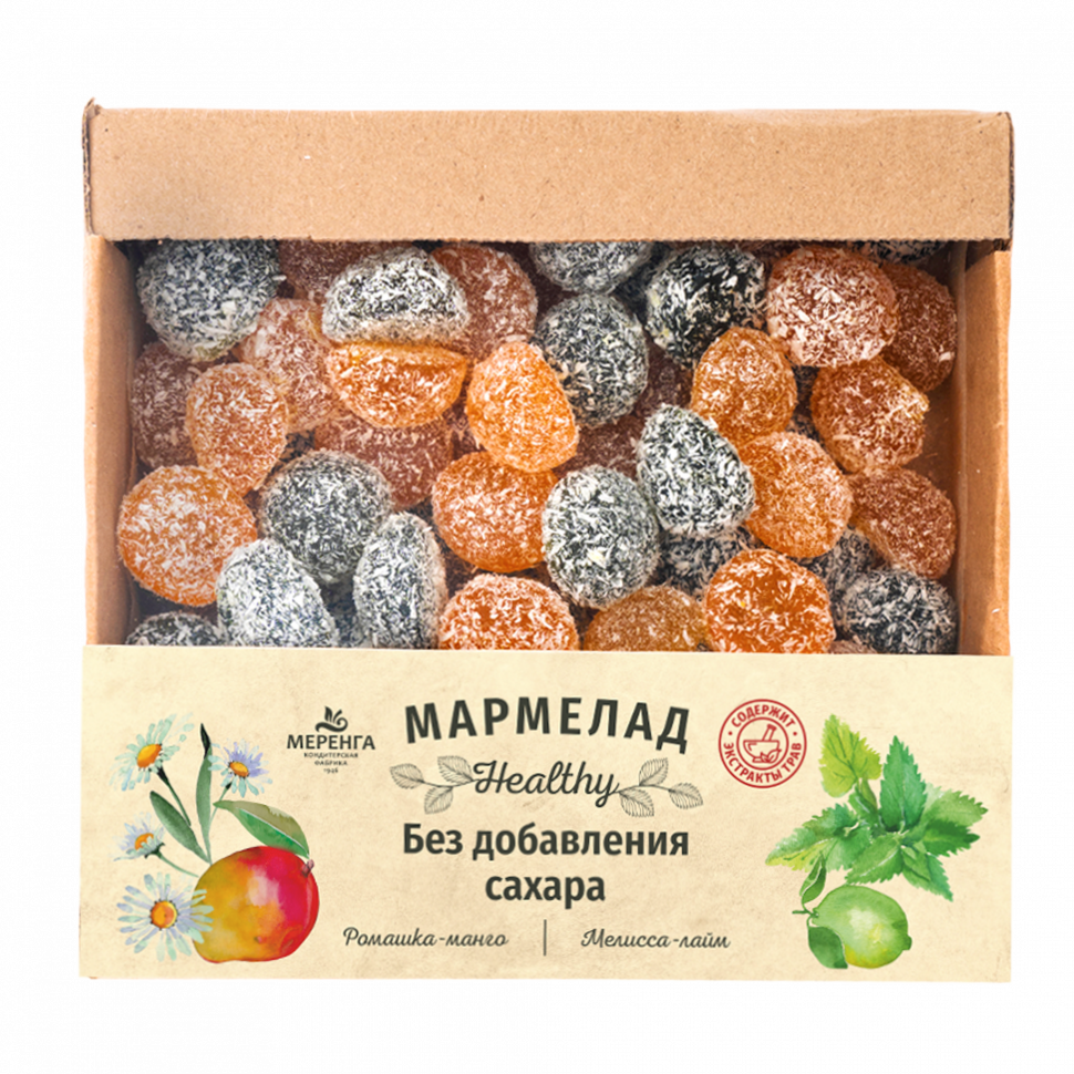  Меренга Мармелад в кокосовой обсыпке Ромашка+Мелисса , 800г     в Буйнакске