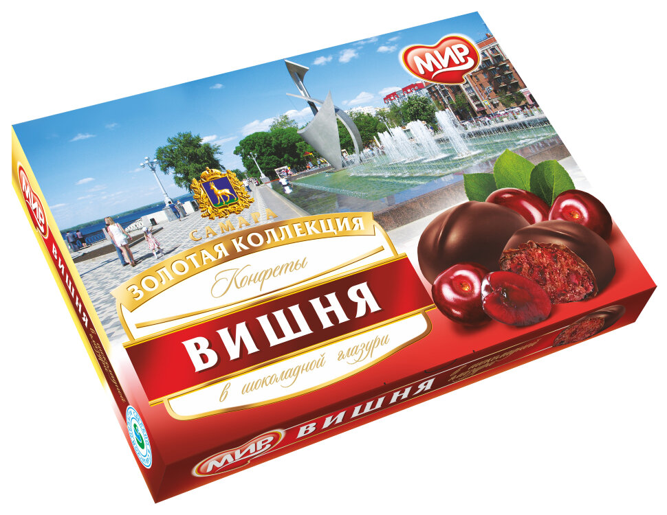  КФ МИР Вишня в шоколадной глазури 160г в Буйнакске